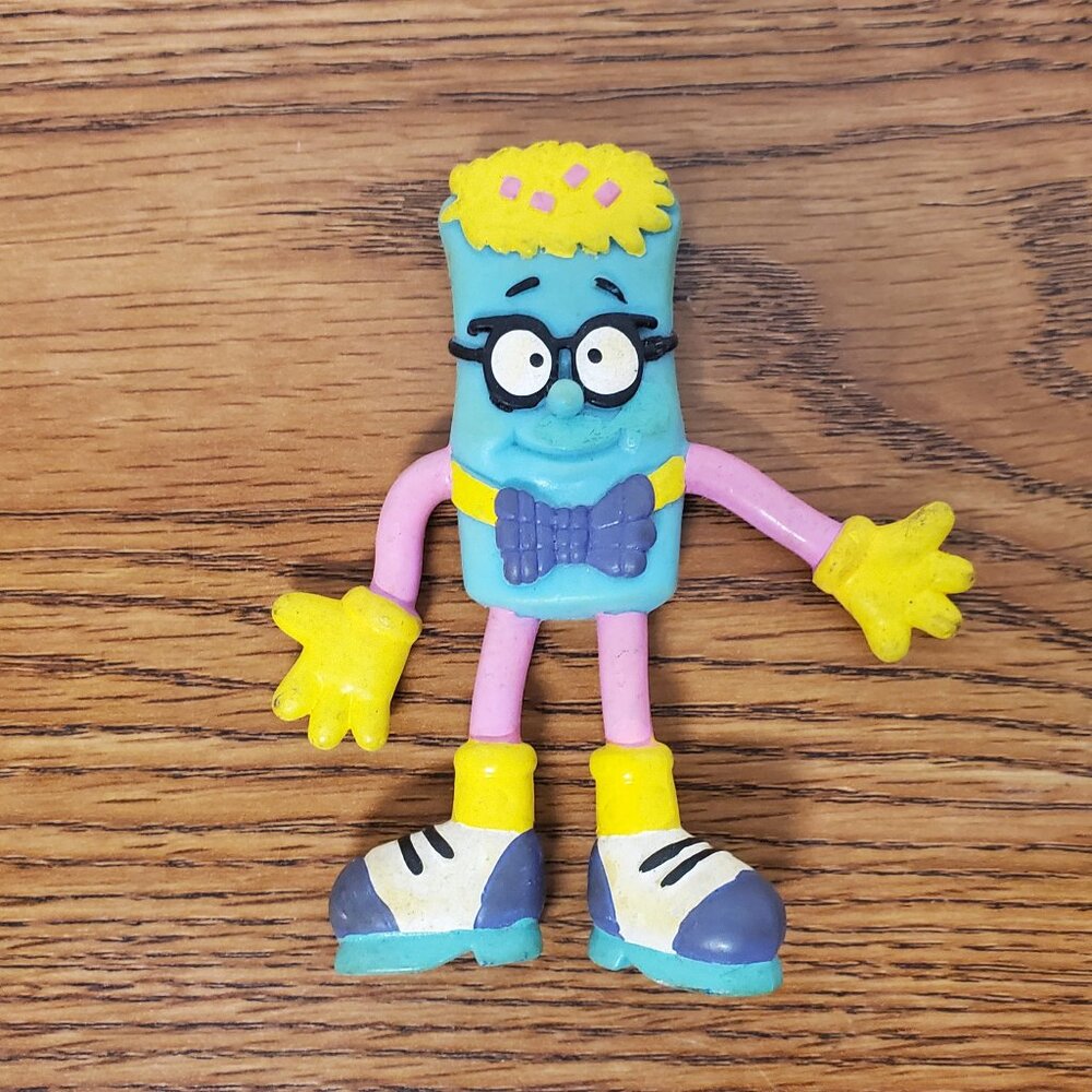 Toy Figure 1990s Vintage Bendable Buddies from Jack in the Box 4" Tall